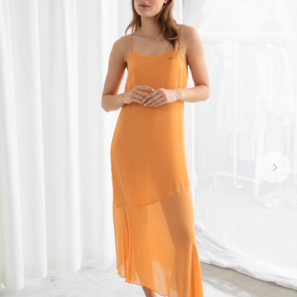 And Other Stories Bias Cut Midi Dress